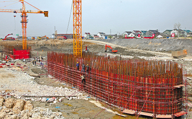 北排施工正酣，建設(shè)工程有序推進(jìn)